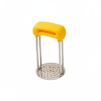 Multi-Purpose Potato Masher Easy to Clean Stainless Steel Food Press Ergonomic Handle Infant Meals Mill for Parents