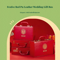 Money Gift Box with Lock, Elegant Wedding Engagement Storage