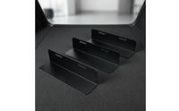 3 Pieces Compact Trunk Organizer with Hook-and-Loop Repositionable L-Shaped Cargo Block Non-Slip Car Boot Organizer Robust for Travelers