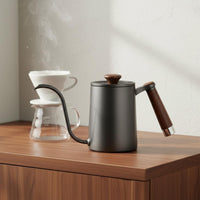 600 Ml Pour over Coffee Kettle Wood Handle Gooseneck Coffee Kettle Thin Spout