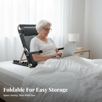 Adjustable Bed Lounger with Armrests Foldable Design Adjustable Floor Lounger