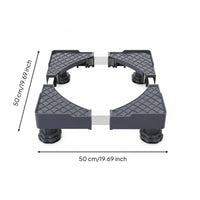 Refrigerator Base Adjustable Laundry Appliance Stand Stable Laundry Appliance Base Stand Grid-Textured