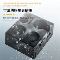 抽屉咖啡压粉座 ABS多功能咖啡机吧台收纳盒手柄支架布粉器工作台