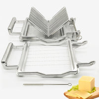 Commercial Bread and Cheese Slicer with 304 Stainless Steel Blade, Multifunctional Manual Cutting Machine