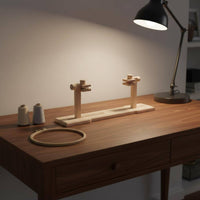 Beech Wood Embroidery Stand Handmade Table Embroidery Stand Anti-Slip Clips