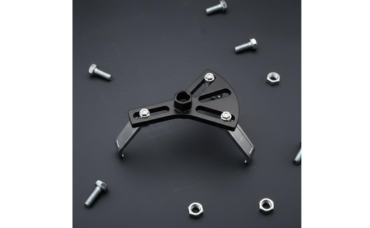3 Jaw Petrol Pump Lid Wrench Non-Slip Petrol Container Cap Wrench Long-Lasting Anti-Rust for Auto Repair Professionals