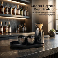 Ceramic Sake Set, Light Luxury Retro Style