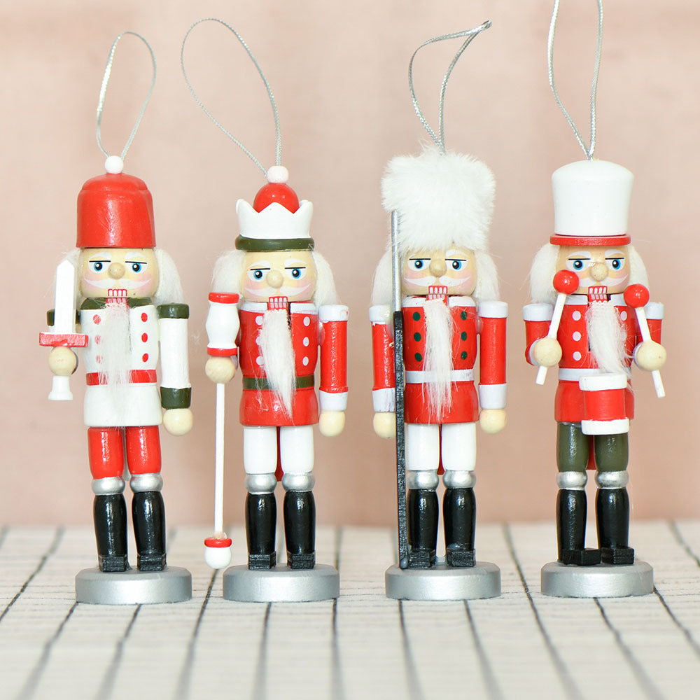 Nutcracker Creative Wooden Puppet 13cm Christmas Decoration Ornament