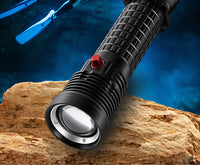 Professional Diving Flashlight XL51-2, 10W LED, Waterproof, 500m Range