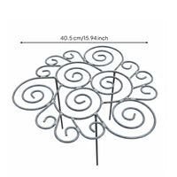 Floral Scroll Plant Support Decorative Garden Accessory Heavy Duty for Gardeners