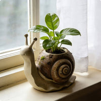 Flowerpot Cartoon Design Planter Resin for Patio