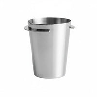 Fabric Cup Barista Coffee Dosing Cup Stainless Steel Receiver with Precision Winged Rim Grounds Transfer Accessory for Mess Free Brewing Suitable for Kitchen Cafe