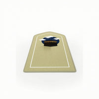 Prayer Mat with Kaaba Motif Soft Cushioned Prayer Mat Thick for Worship