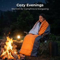 Sleeping Bags for Winter, Waterproof Envelope Sleeping Bag, Thick Warm Camping Gear for Cold Weather - Image 5