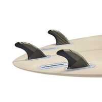 3 Pieces Single Tab Wave-Riding Fins Long-Lasting Thruster Fin Set Optimal