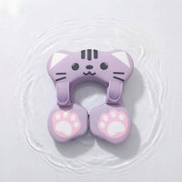 Underarm Baby Buoy Violet Cat-Shaped Swim Band Easy Storage for Babies, Infants