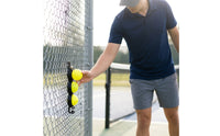 2 Pieces Easy Attachment Snap-on Ball Holder Long-Lasting Ball Holder with Clip Convenient Lightweight for Tennis Players, Coaches, Training Sessions