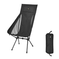 High-Back Camp Seat Easy to Fold Folding Chair Lightweight for Picnic, Travelers