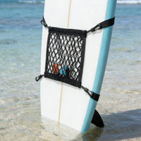 Portable SUP Mesh Storage Bag Easy Attachment Hooks Surfboard Cargo Net Watersport Accessory for Paddleboarding