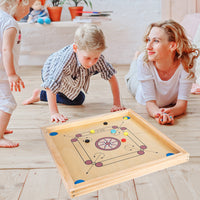 carrom board克朗棋桌游玩具木质弹弹棋互动儿童动手动脑益智玩具