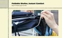 Waterproof scooter cover with sun shield