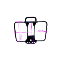 Front Bike Rack Long-Lasting Front Bike Rack Compact Utility for Commuters, Commuting, Shopping