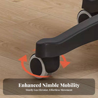 Ergonomic Mesh Back Chair Adjustable Height Computer Seat 360° Swivel