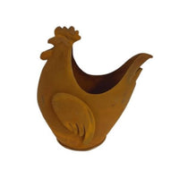 Cockerel Planter Rustic Standing Cockerel Planter No Assembly Required for Patio