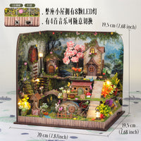 DIY Miniature House Kit Forest Whisper with Tools and Glue