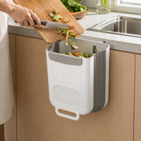 Cabinet Door Trash Container Included Garbage Basket Rectangular