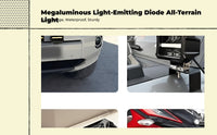 Waterproof LED spotlight for off-road
