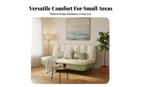 Foldable Design Folding Sofa Bed Two-Way-Use Convertible Sofa Bed High-Density Foam 2-in-1 Sleeper Couch Easy to Clean for Students, Guests, Homeowners, Home Office