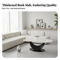 2 Pieces CumulusShaped Coffee Table Irregular Shape CumulusShaped Nesting Tables Easy to Clean Streamlined Height