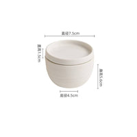 Porcelain Snack Bowl Space-Saving Porcelain Bowl Glossy for Kitchen, Dining Room
