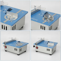 Mini Table Saw Compact Desktop Table Saw Space-Saving for Crafters, Model Makers, Home Workshop