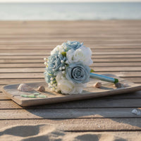 Bridal Floral Arrangement Set Reusable Sapphire-Snow Wedding Floral Arrangement