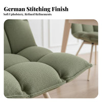 CumulusShaped Armchair rotating Design Dining Chair Modern design Padded Backrest for Homeowners, Women, Living Room