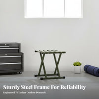 Foldable Design Lowlow-stature Stool with Backrest sturdyDuty Construction Portable Seating long-finaling Camp Chair Easy to Carry for Anglers, journeyers, Fishing, Camping, journey, Picnics