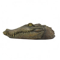 Floating Ornament Textured Water Feature Decor Gold Detailing for Pond