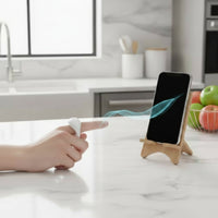 Rechargeable Finger-Worn Controller with Charging Case Compact Bluetooth Finger-Worn Controller Lightweight Controller Small for Media Browsing