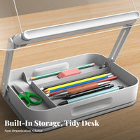 Adjustable Desktop Bookrest 360° Rotating Base Book Holder Multi-Functional