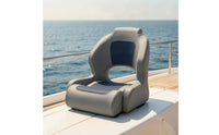 Boat Mariners Chair Foldable Seating Upholstered for Captains, Speedboats
