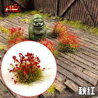 ZWZ Creator Model Textured Flower Cluster for Miniature Scenes DIY Sand Table Model Material