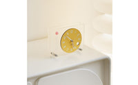 Acrylic Clock Transparent Decorative Clock Modern Compact for Desk, Bedroom