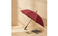 Sun Sheltering Straight Umbrella Waterproof Long-Shaft Umbrella Windproof Heavy Duty for Hotels, Businesses, Commute, Promotional Events