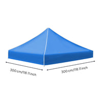 Replacement Canopy Top Water Repellent Gazebo Canopy Cover Reinforced Corners Outdoor Cover for Backyard