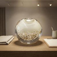 Glass Vase Minimalist Decorative Vase Simple Design for Tabletop