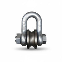 D Pulley Block Long-Lasting Sturdy Duty Wheel Single Wheel Lifting Pulley High Strength Steel Sturdy Duty Grab Block
