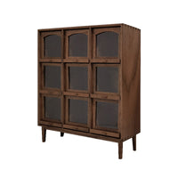 Miniature Nine-Grid Storage Cabinet Dollhouse Furniture M175