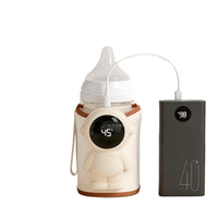 Portable Baby Bottle Warmer Sleeve, Wireless, Digital Display, Lithium Battery
